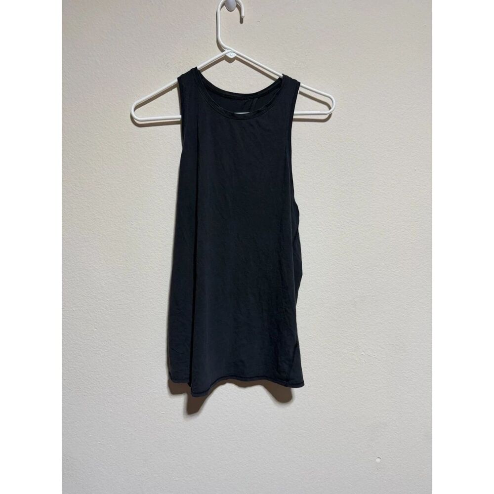 Lululemon Black Open-Back Athletic Tank Top